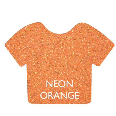 Neon Orange Siser Glitter