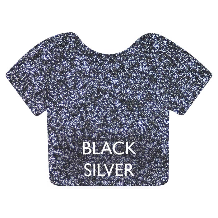 Black Silver Siser® Glitter – HTV World
