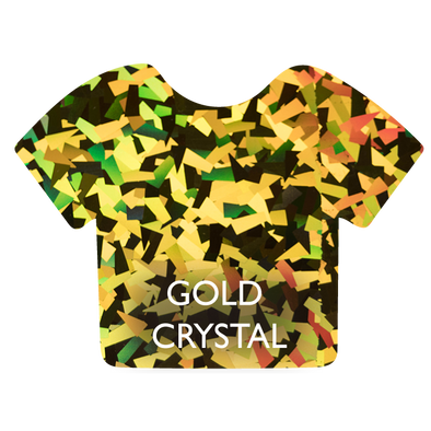 Gold Crystal Siser Holographic