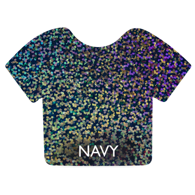 Navy Siser Holographic